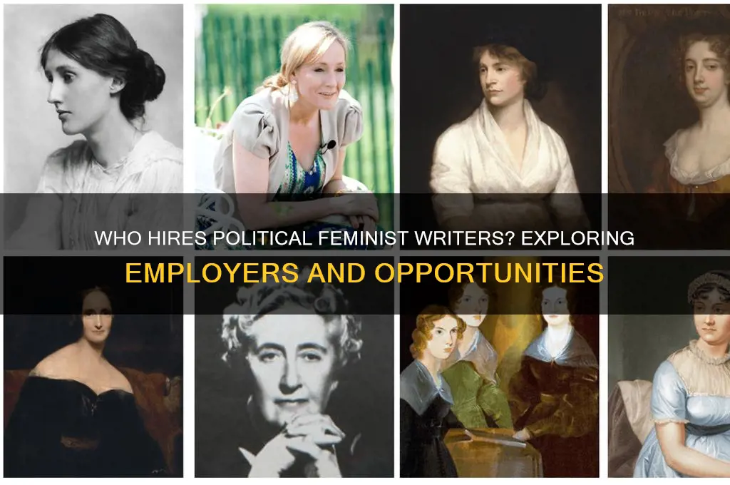 who hires political feminist writers