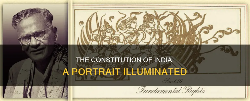who illuminated the picture of constitution of india