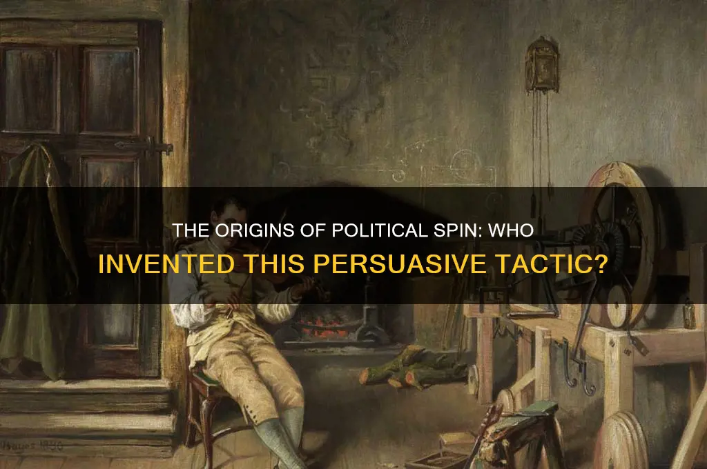 who invented political spin