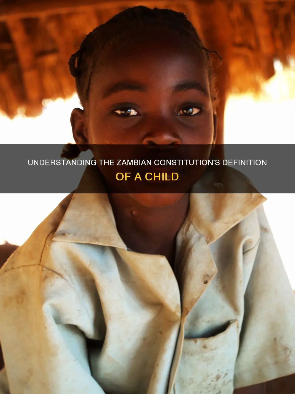 who is a child according to the zambian constitution