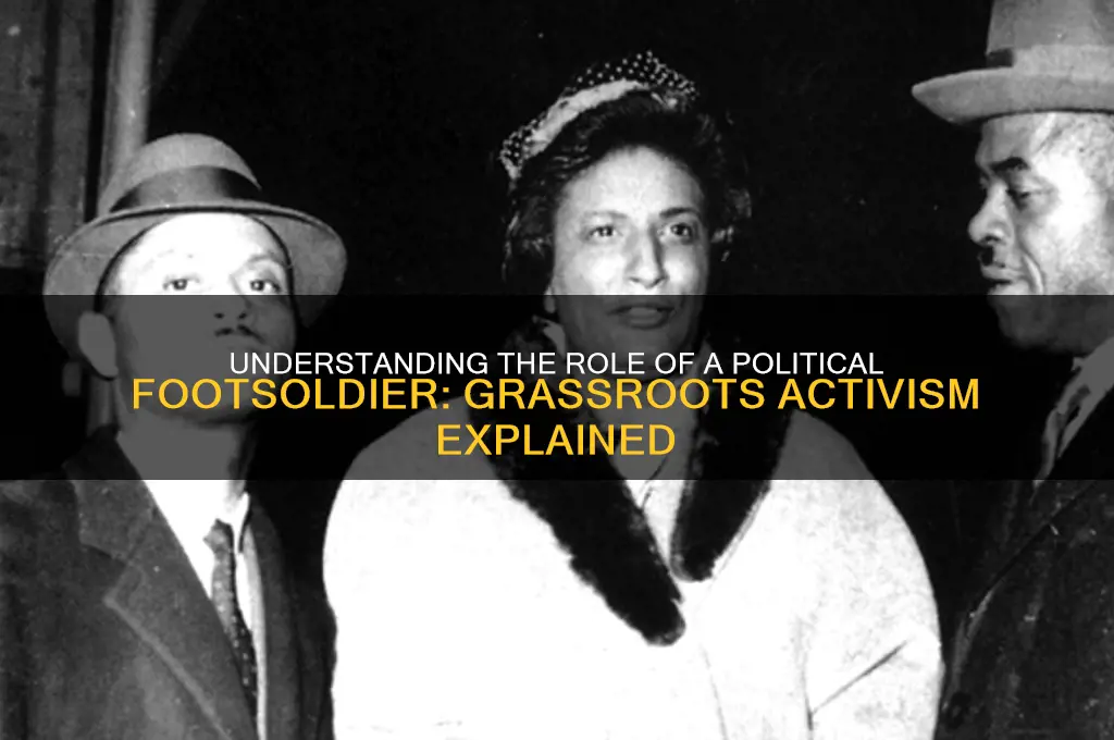 who is a political footsoldier