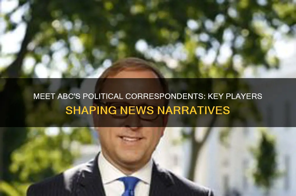 who is abc political correspondents