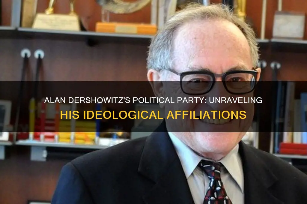 who is alan dershowitz political party