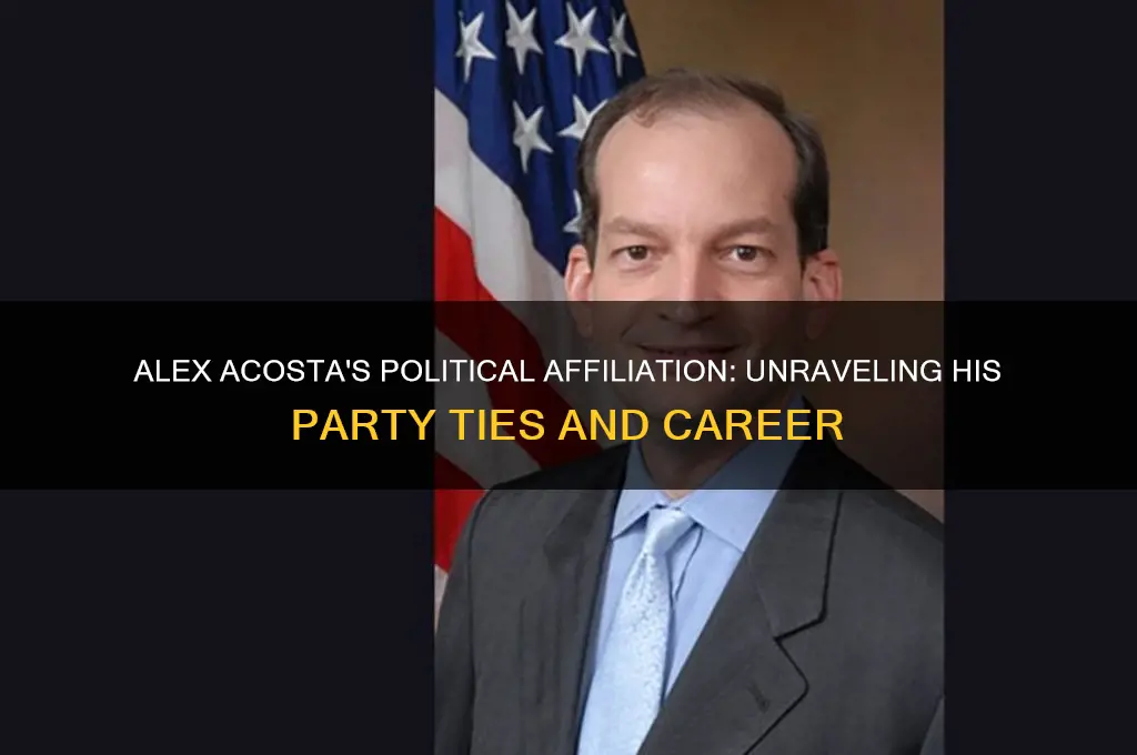 who is alex acosta and what political party