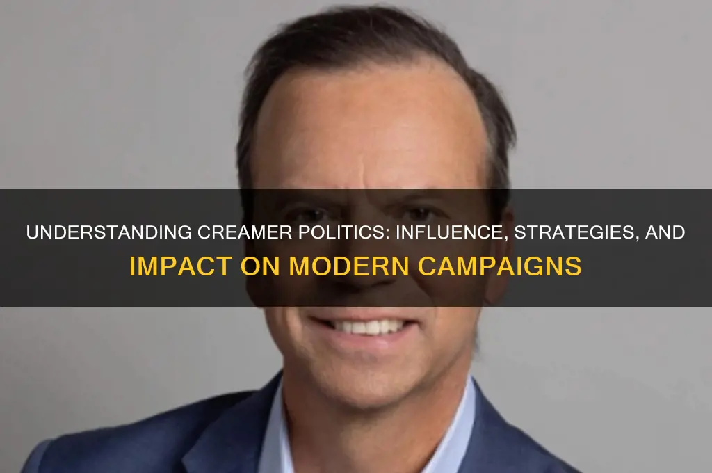 who is creamer politics