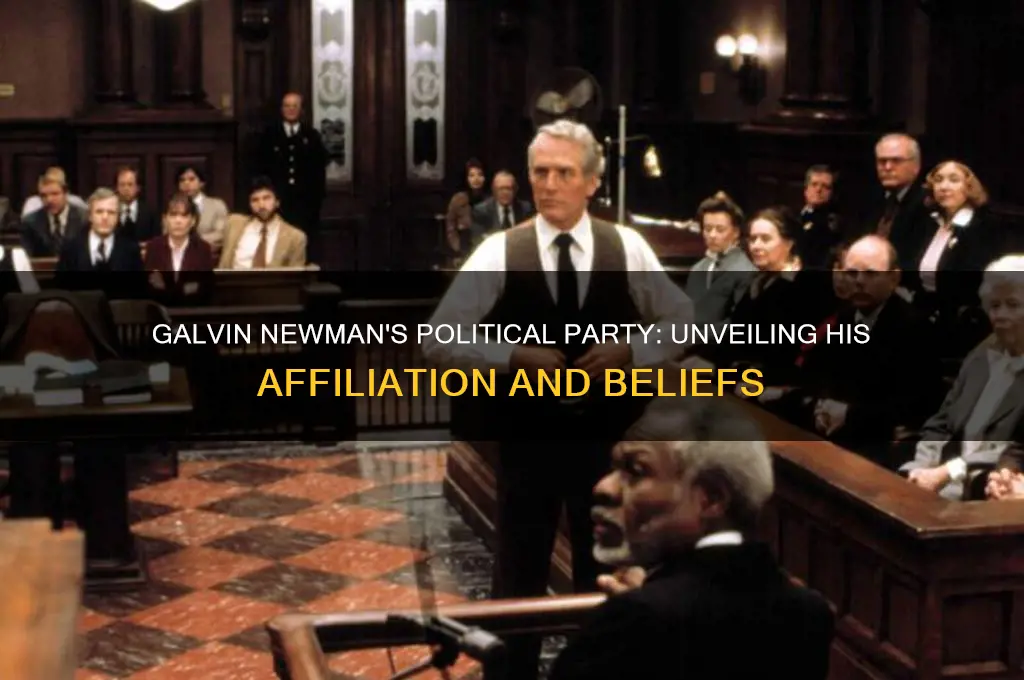 who is galvin newman political party