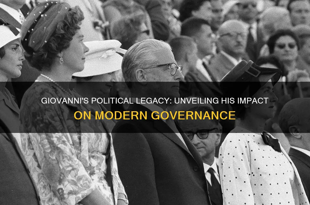 who is giovanni in politics