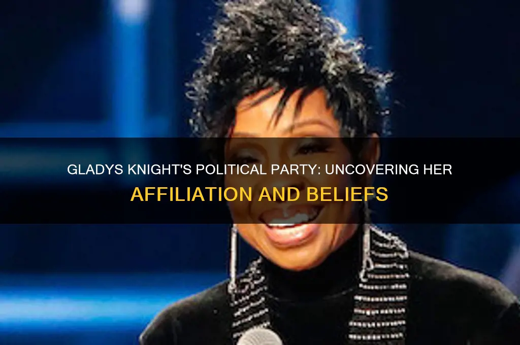 who is gladys knight political party
