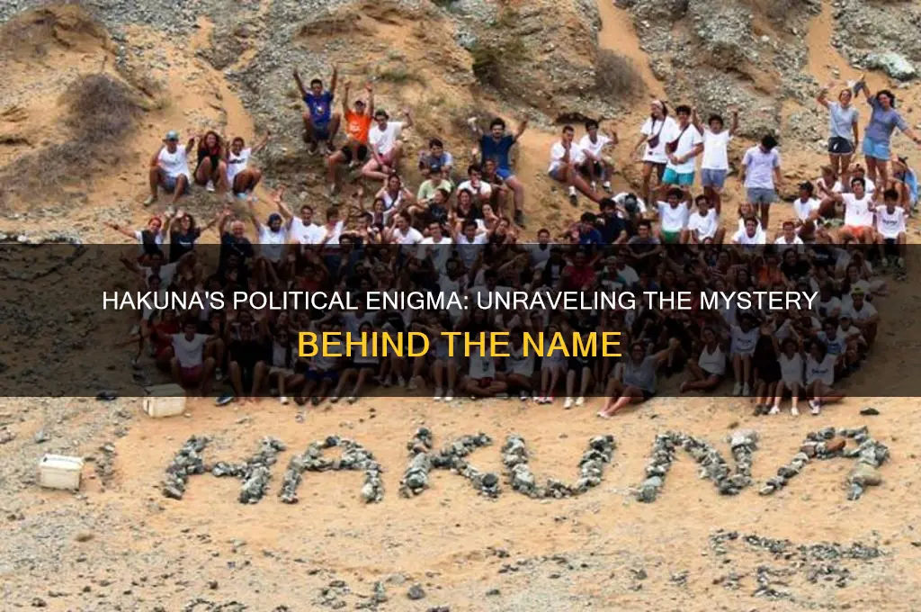 who is hakuna in politics