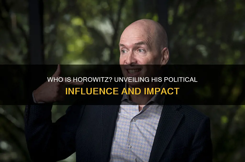 who is horowitz in politics