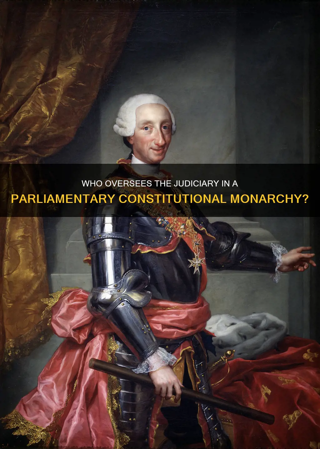 who is in charge of judiciary in parliamentary constitutional monarchy