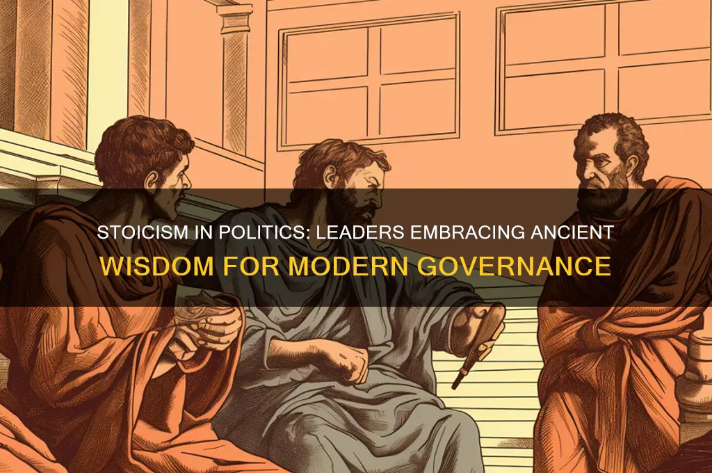 who is into stoicism political
