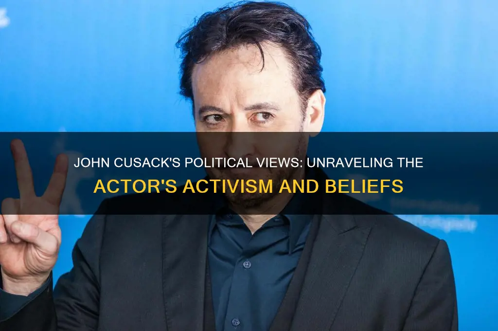 who is john cusack political