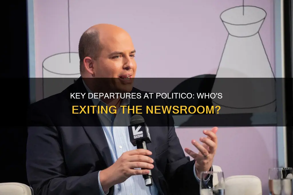 who is leaving politico