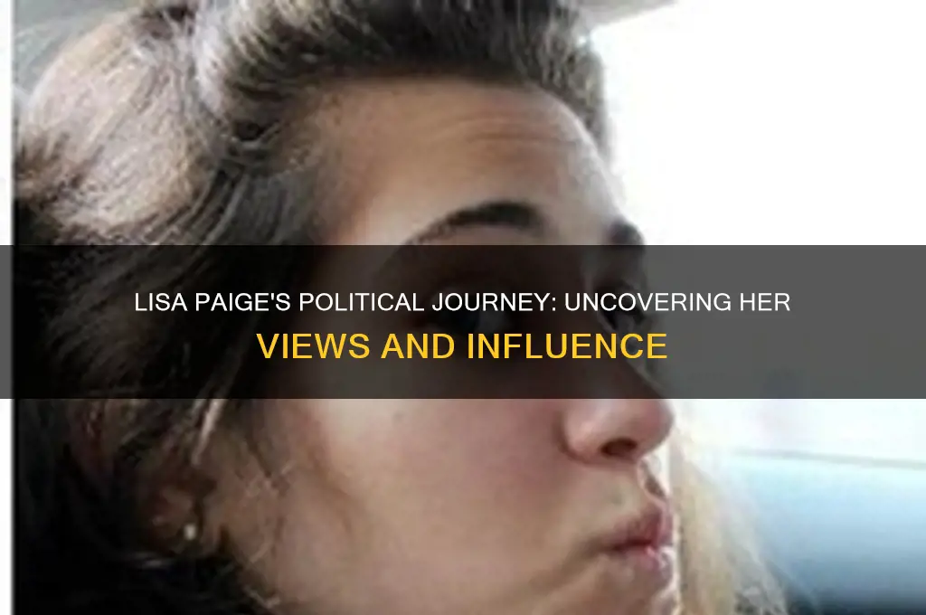 who is lisa paige politics