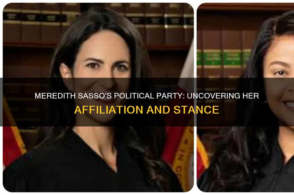 who is meredith sasso political party