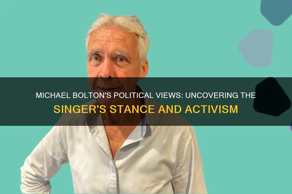 who is michael bolton political