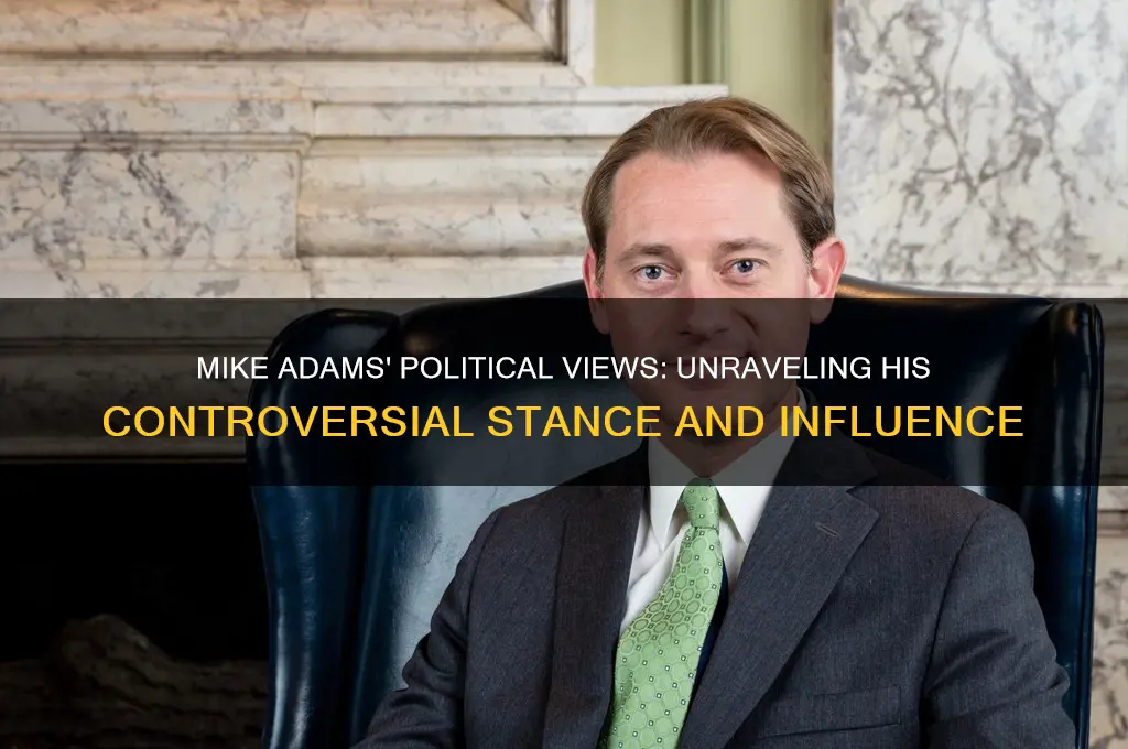 who is mike adams political