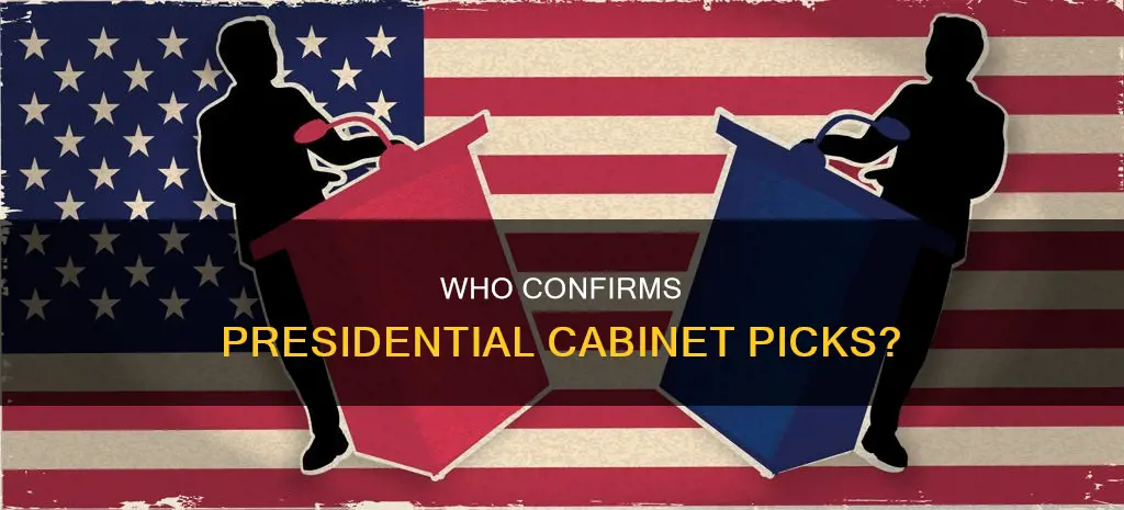 who is responsible for confirming presidential appointments for cabinet dep
