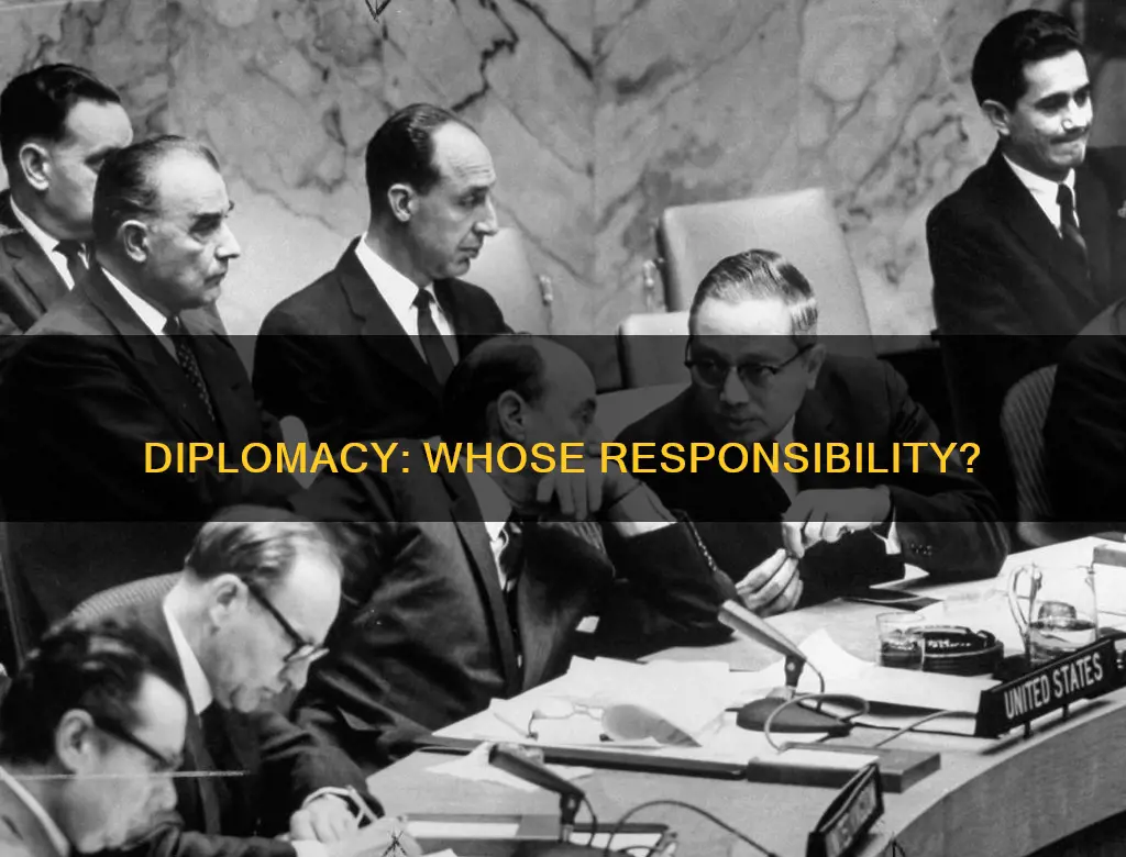 who is responsible for diplomacy