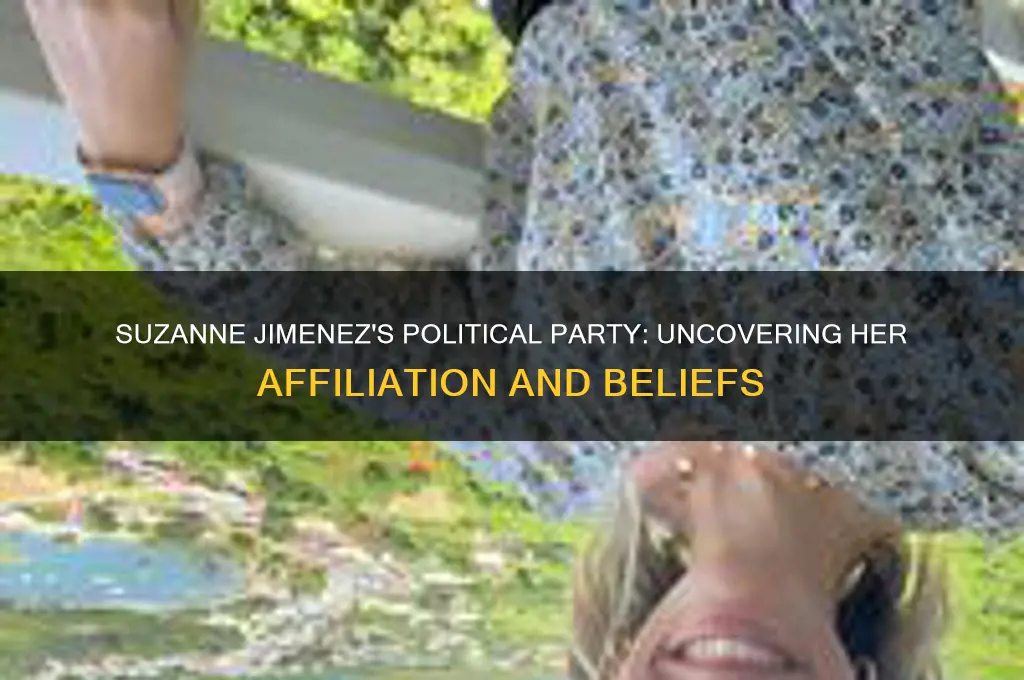 who is suzanne jimenez political party