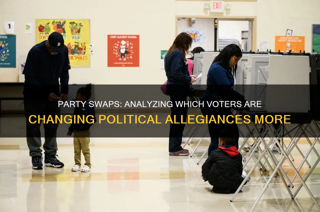 who is switching political parties more