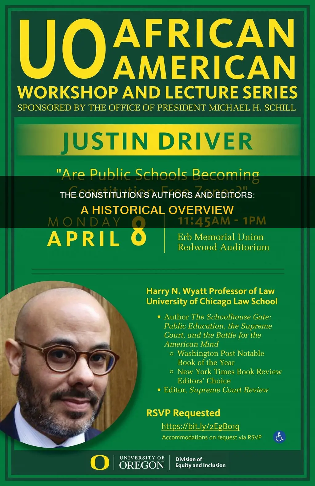 who is the author and editor of the constitution