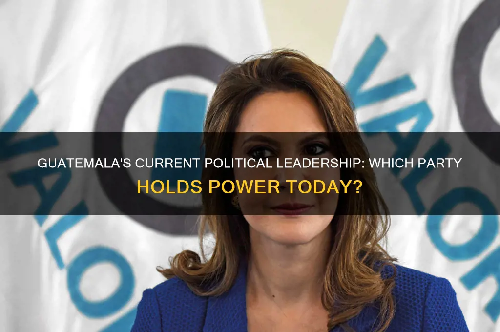 who is the current political party in guatemala
