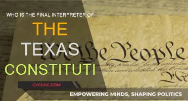 Texas Constitution: Who Has the Final Say?