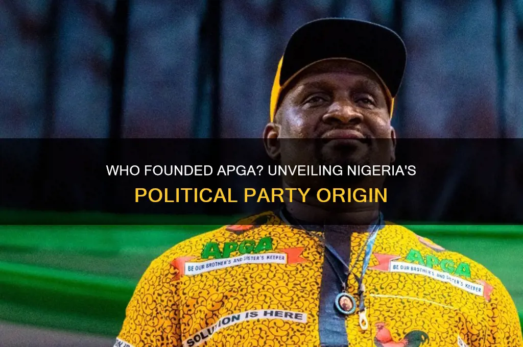who is the founder of apga political party in nigeria