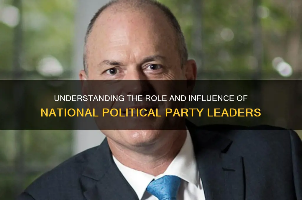 who is the leader of a national political party