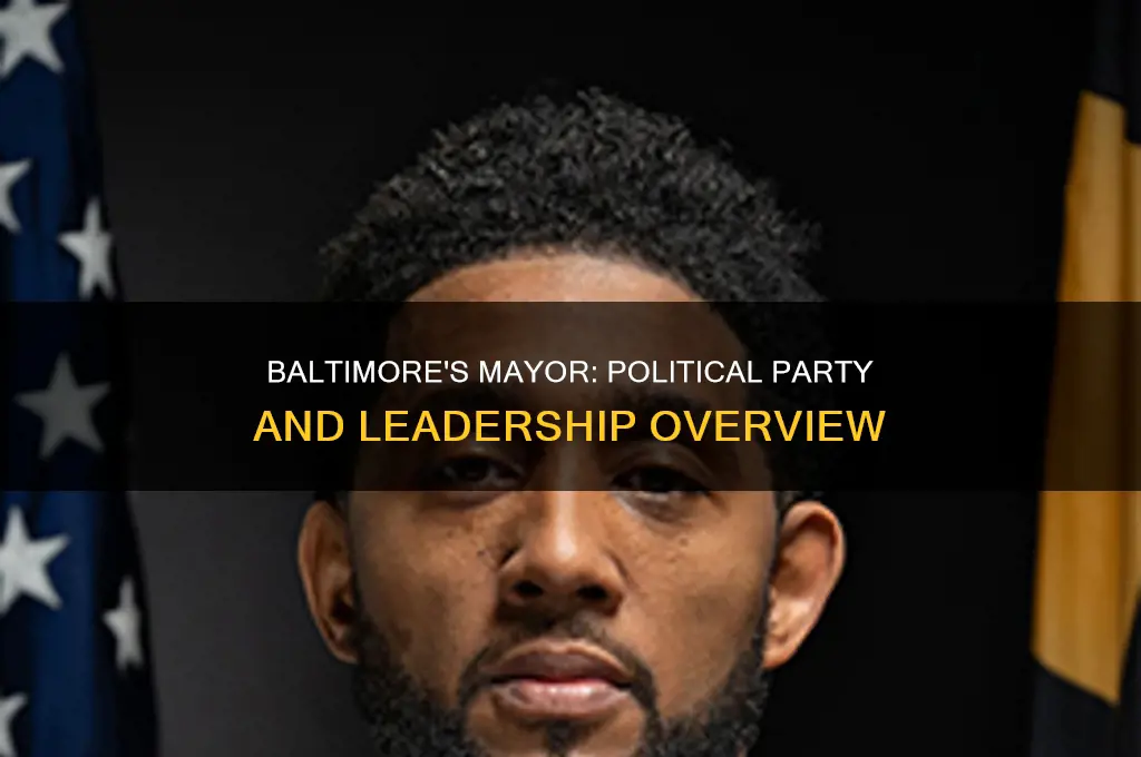 who is the mayor of baltimore maryland and political party