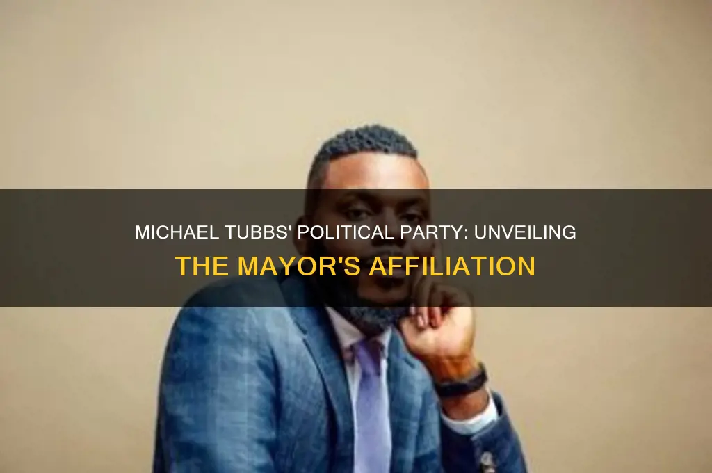 who is the mayor of michael tubbs political party