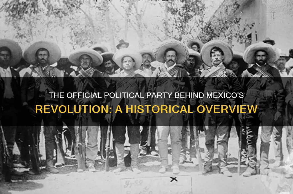 who is the offical political party of mexican revolution