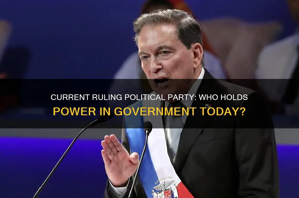 who is the political party in power