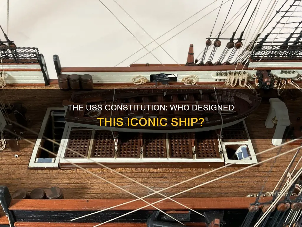 who is the principal architect of the uss constitution apparatus