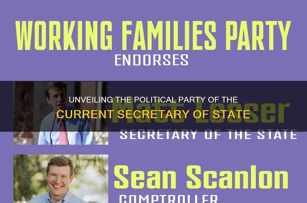 who is the secretary of state political party