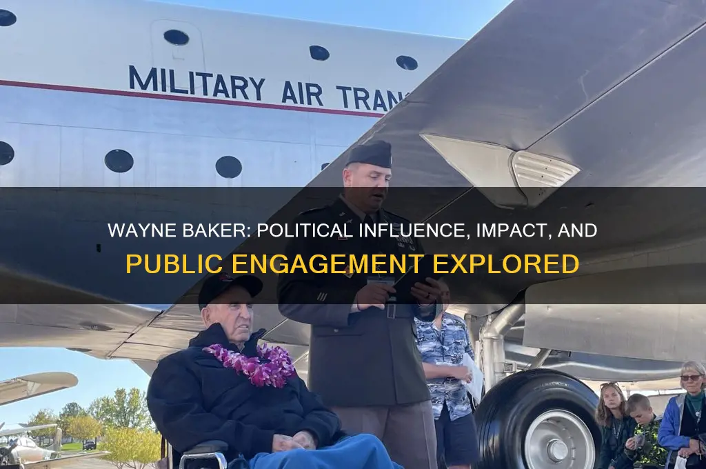 who is wayne baker & politics