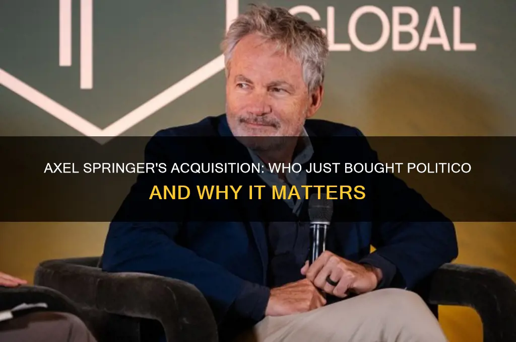 who just bought politico