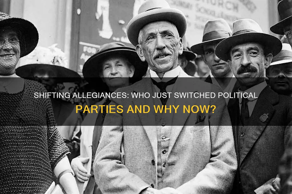 who just switched political parties