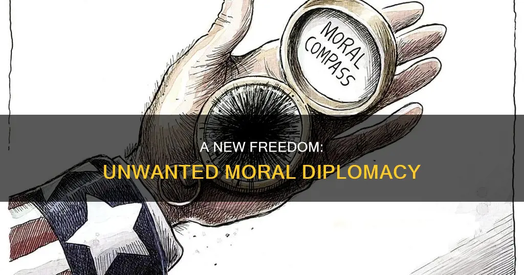 who nwanted to provide new freedom and moral diplomacy