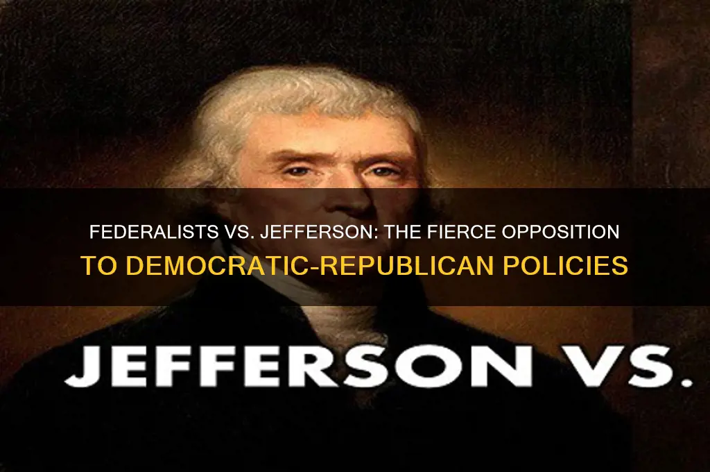 who opposed jeffersonian politics