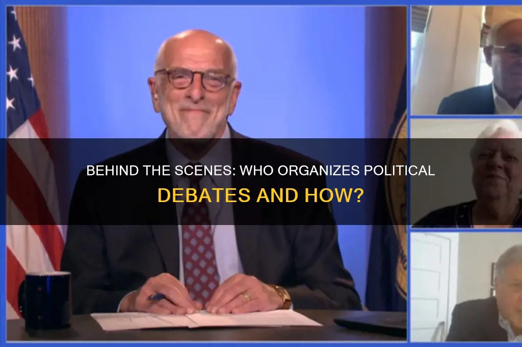 who organizes political debates