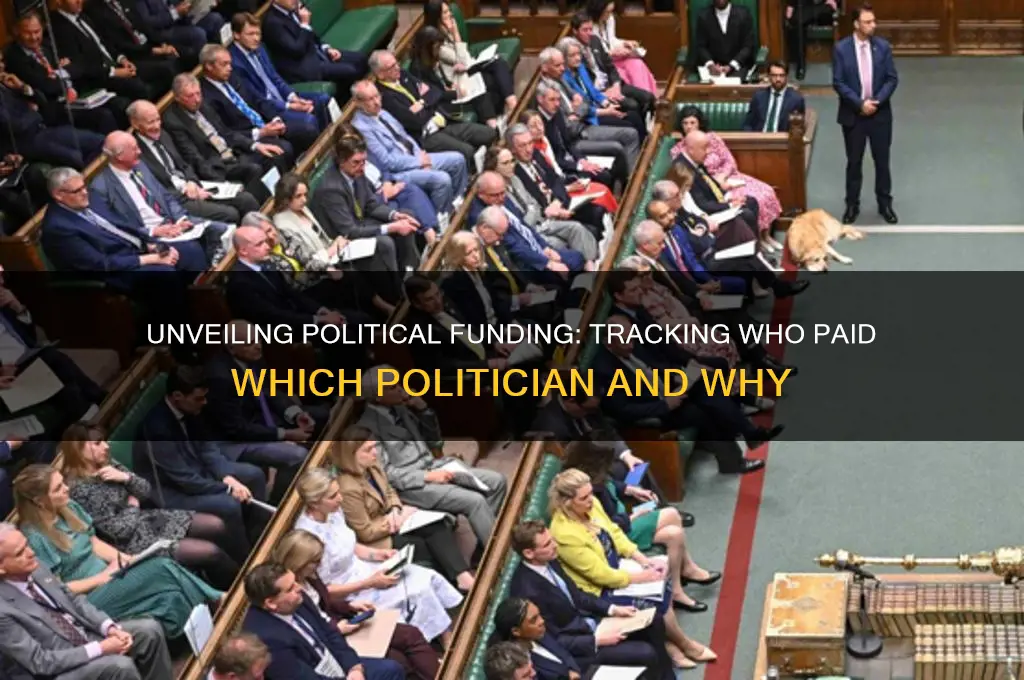 who paid which politication