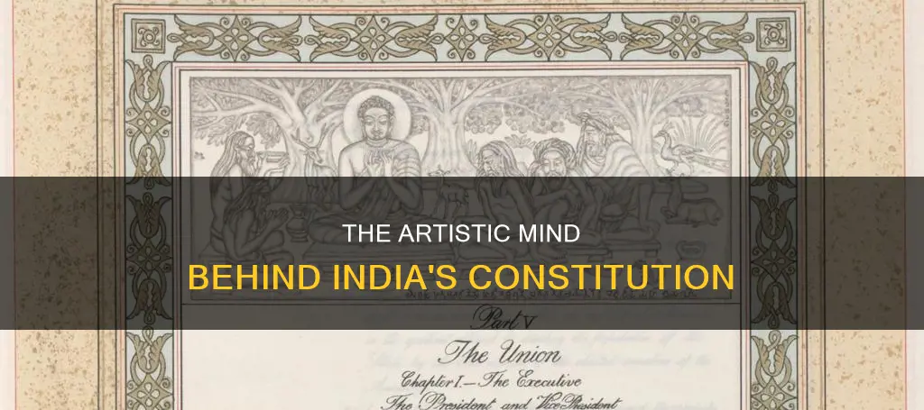 who painted the constitution of india
