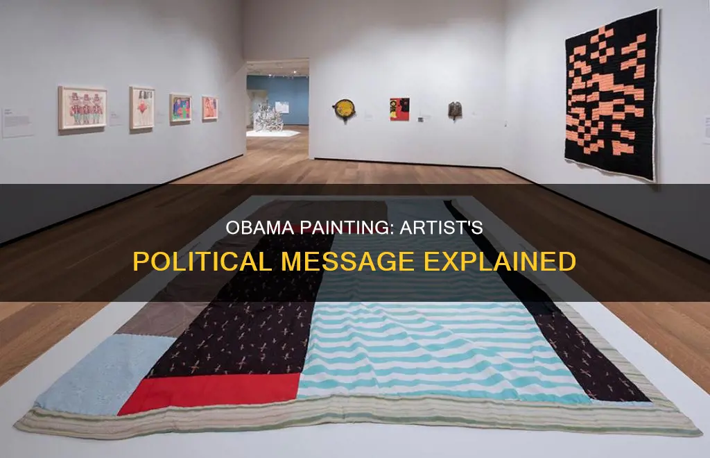 who painted the picture of obama trampling on the constitution