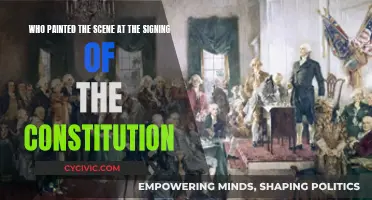 Who Immortalized the Signing of the Constitution?