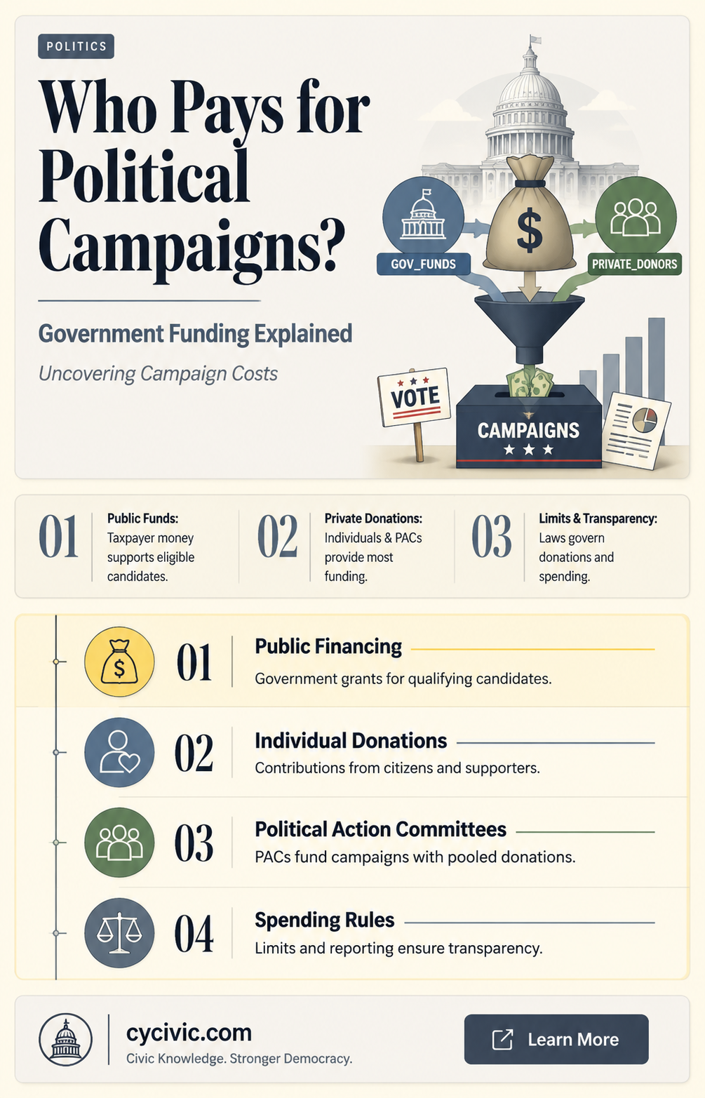 are political campaigns paid by governemnt funds