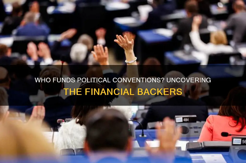who pays for political conventions