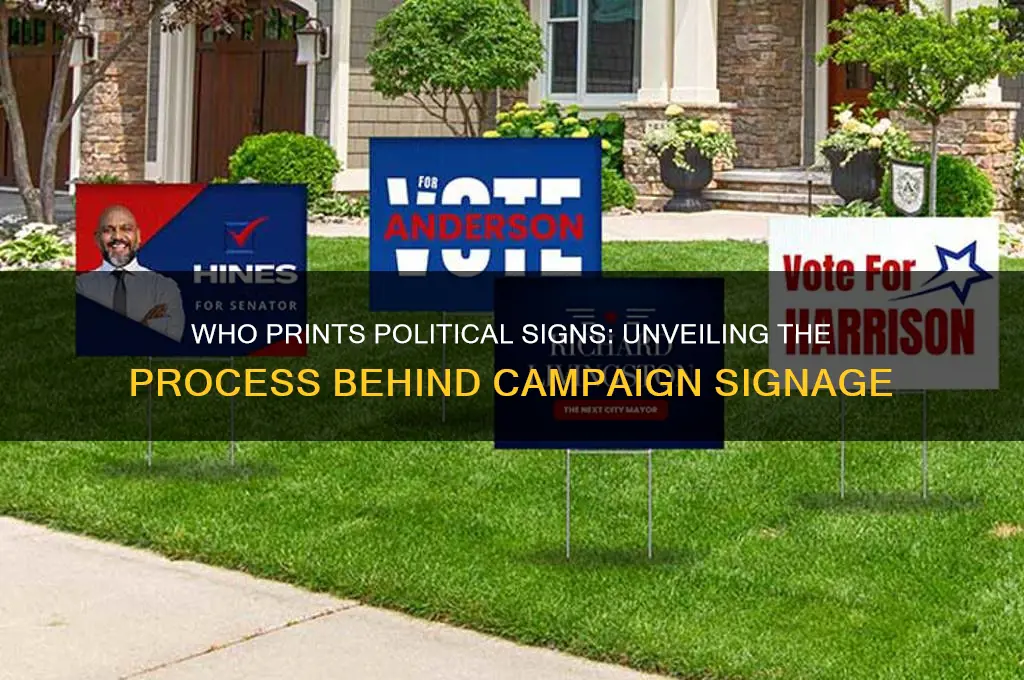 who prints political signs